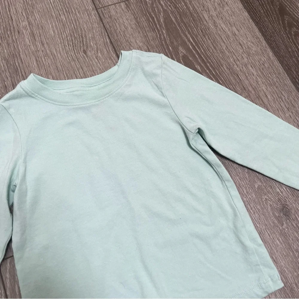 CAT AND JACK 2PC LONG SLEEVE SHIRT AND LEGGINGS BLUE STARS 18MO